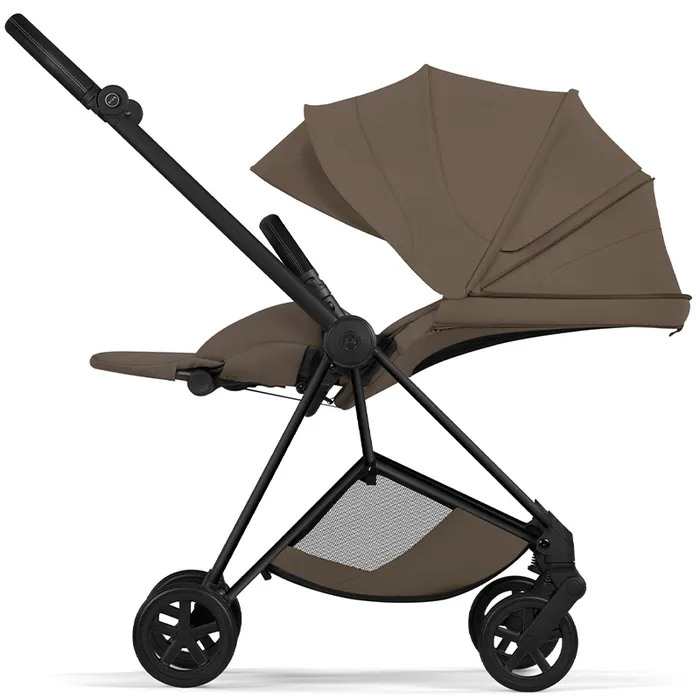 Cybex Mios Style Collection 5.0 stroller 2 in 1 Coconut Brown chassis Matt Black