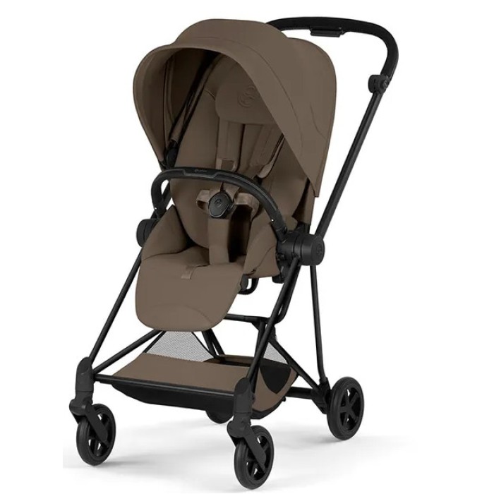 Cybex Mios Style Collection 5.0 stroller 2 in 1 Coconut Brown chassis Matt Black