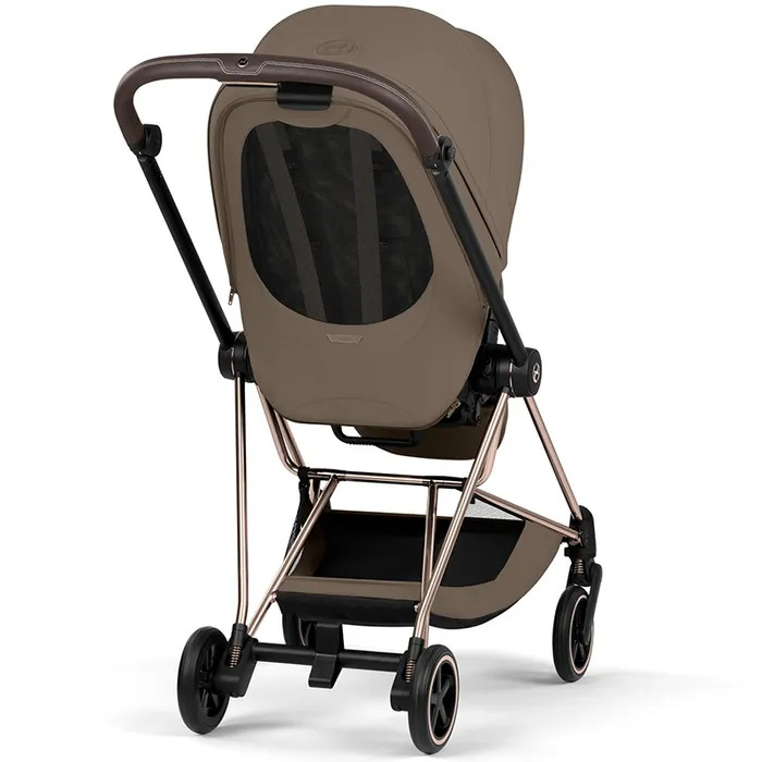 Cybex Mios Style Collection 5.0 stroller 2 in 1 Coconut Brown chassis Rose Gold