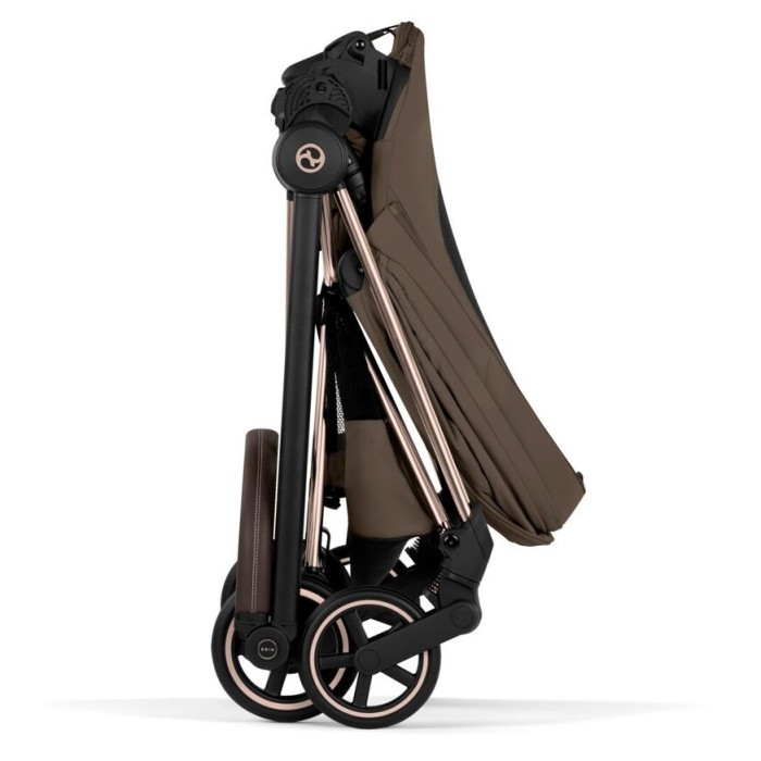 Cybex Mios Style Collection 5.0 stroller 2 in 1 Coconut Brown chassis Rose Gold