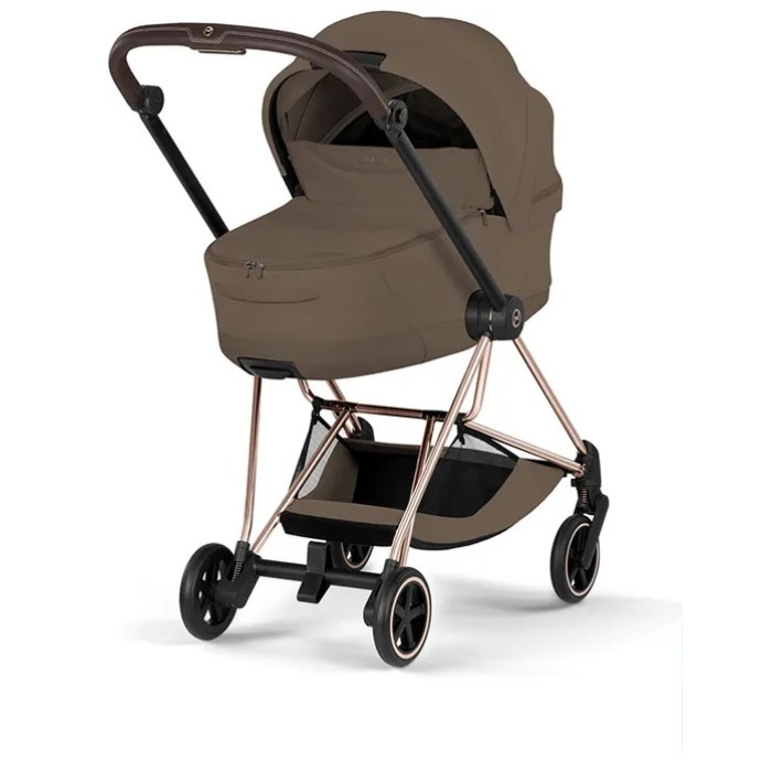 Cybex Mios Style Collection 5.0 stroller 2 in 1 Coconut Brown chassis Rose Gold