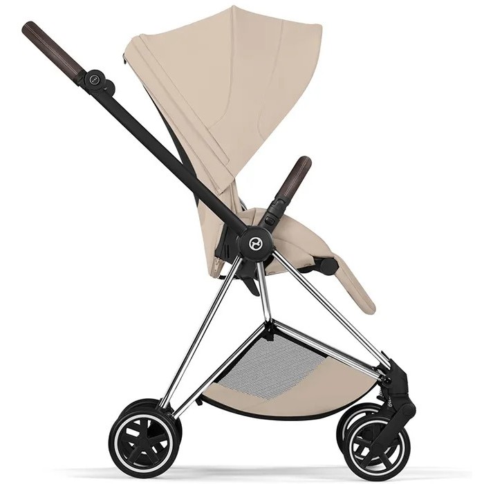Cybex Mios Style Collection 5.0 stroller 2 in 1 Cozy Beige chassis Chrome