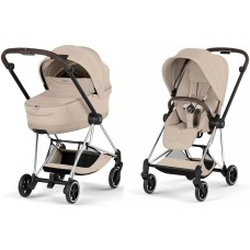 Cybex Mios Style Collection 5.0 stroller 2 in 1 Cozy Beige chassis Chrome