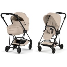 Cybex Mios Style Collection 5.0 stroller 2 in 1 Cozy Beige chassis Matt Black