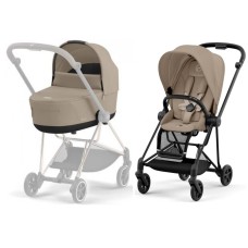 Cybex Mios 4.0 stroller 2 in 1 Cozy Beige chassis Matt Black