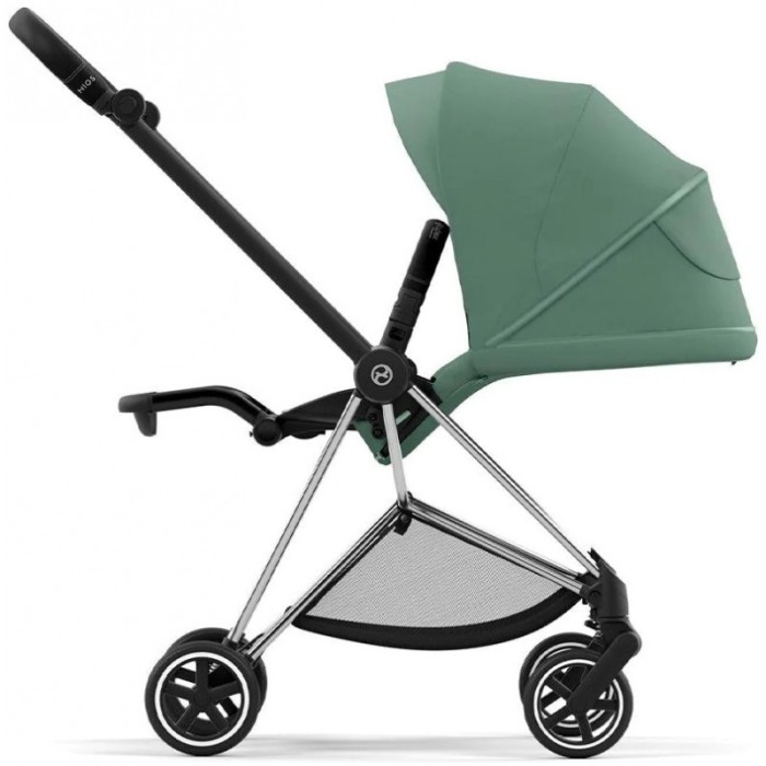 Stroller Cybex Mios 4.0 Leaf Green chassis Chrome Black