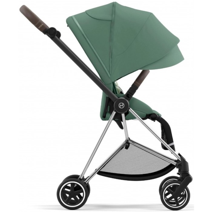 Прогулянкова коляска Cybex Mios 4.0 Leaf Green шасі Chrome Brown