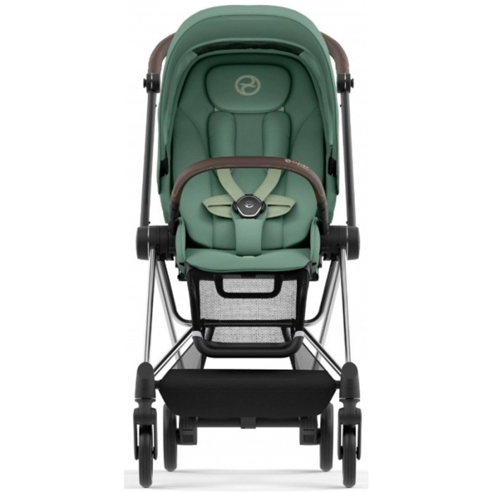 Прогулянкова коляска Cybex Mios 4.0 Leaf Green шасі Chrome Brown