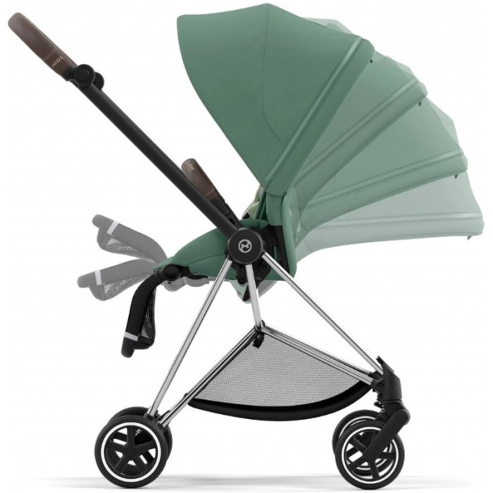 Прогулянкова коляска Cybex Mios 4.0 Leaf Green шасі Chrome Brown