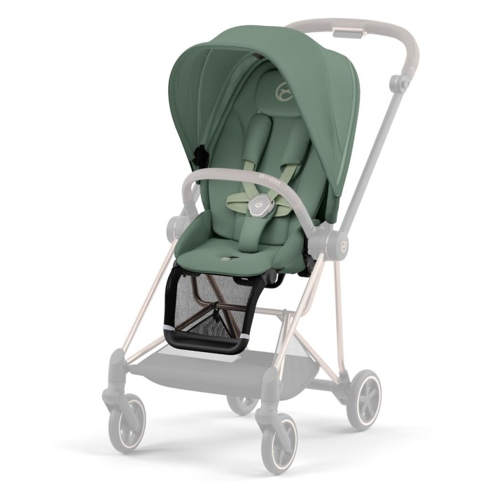 Cybex Mios 4.0 stroller 2 in 1 Leaf Green chassis Rose Gold