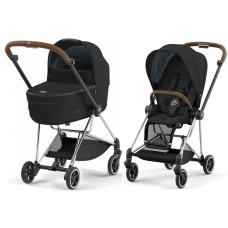 Cybex Mios 4.0 stroller 2 in 1 Sepia Black chassis Chrome Brown