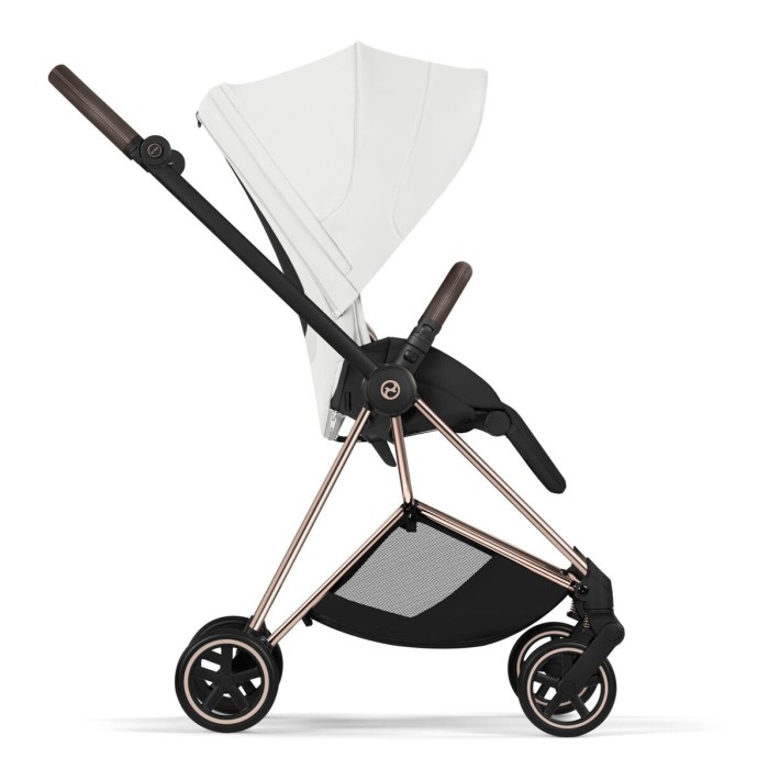Cybex Mios Style Collection 5.0 stroller 2 in 1 Off White chassis Rose Gold