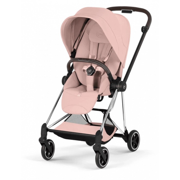 Прогулянкова коляска Cybex Mios Style Collection 5.0 Peach Pink шасі Chrome
