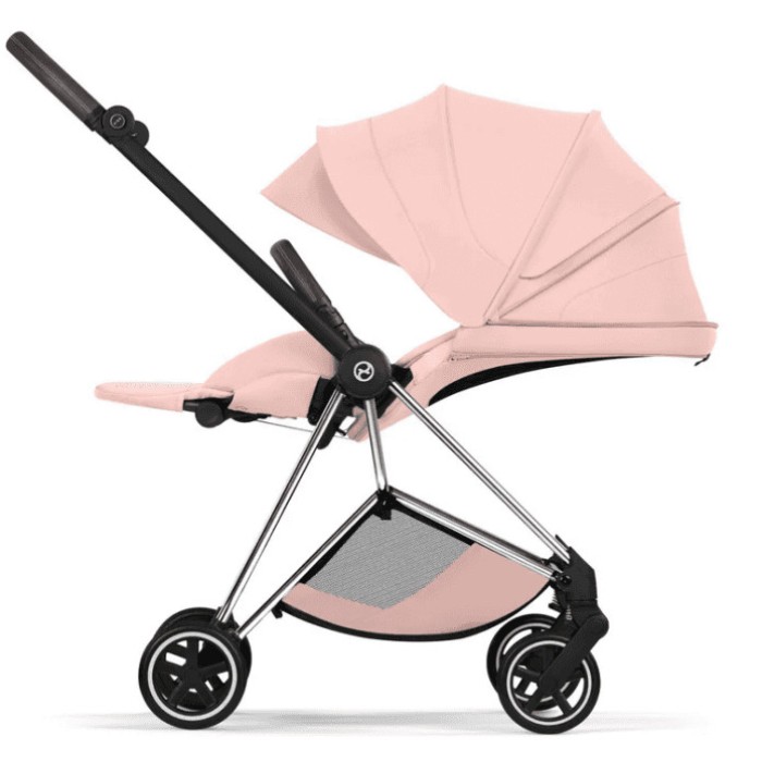 Прогулянкова коляска Cybex Mios Style Collection 5.0 Peach Pink шасі Chrome