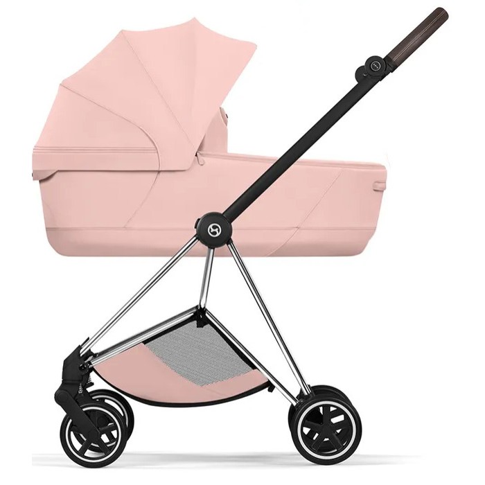 Cybex Mios Style Collection 5.0 stroller 2 in 1 Peach Pink chassis Chrome
