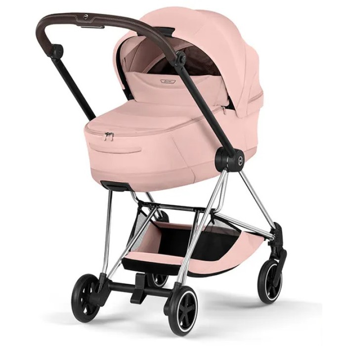 Cybex Mios Style Collection 5.0 stroller 2 in 1 Peach Pink chassis Chrome