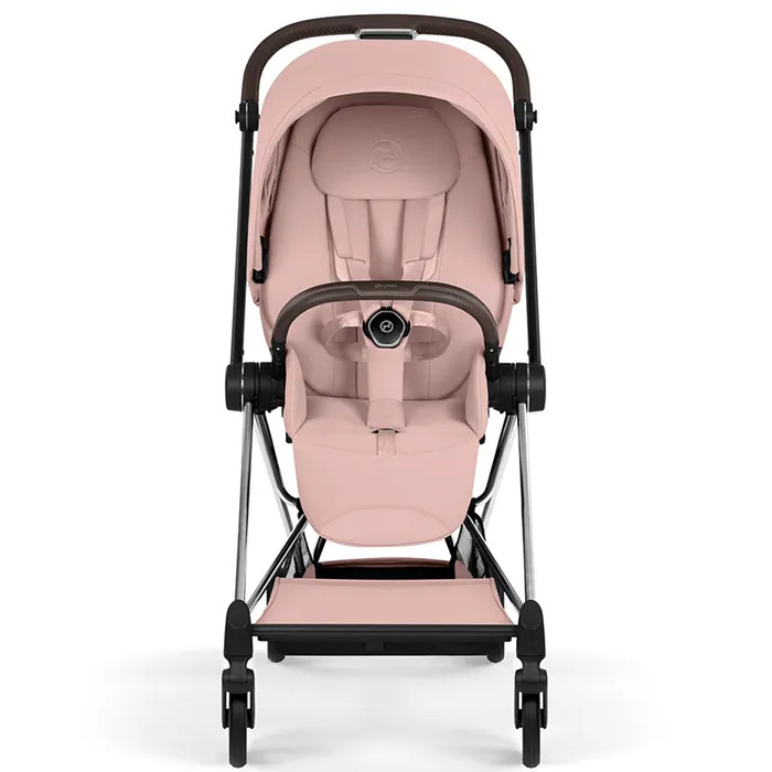 Cybex Mios Style Collection 5.0 stroller 2 in 1 Peach Pink chassis Chrome