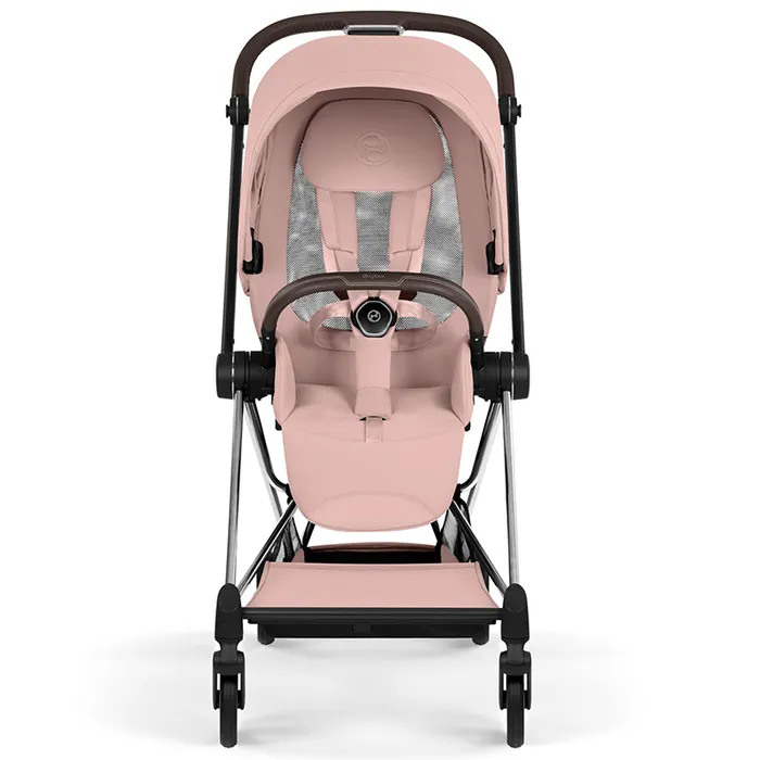 Cybex Mios Style Collection 5.0 stroller 2 in 1 Peach Pink chassis Chrome