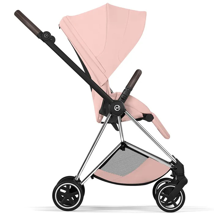 Cybex Mios Style Collection 5.0 stroller 2 in 1 Peach Pink chassis Chrome