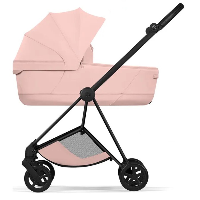 Cybex Mios Style Collection 5.0 stroller 2 in 1 Peach Pink chassis Matt Black