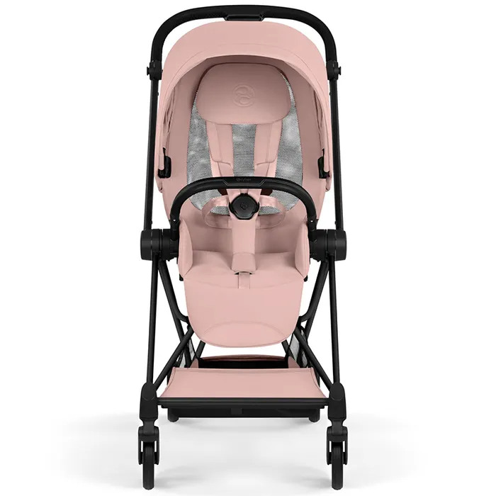 Cybex Mios Style Collection 5.0 stroller 2 in 1 Peach Pink chassis Matt Black