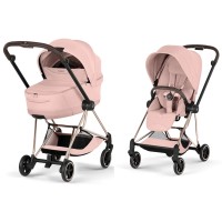 Cybex Mios Style Collection 5.0 коляска 2 в 1 Peach Pink шасі Rose Gold