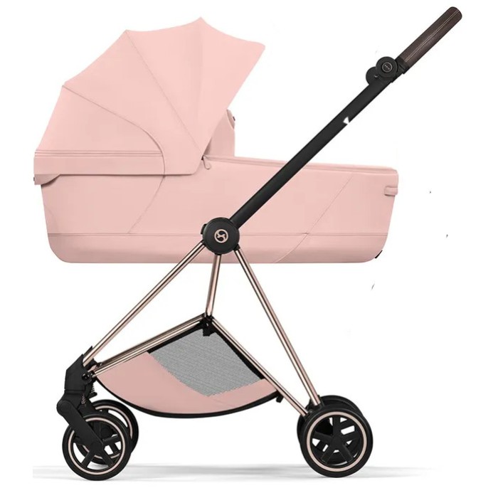 Cybex Mios Style Collection 5.0 stroller 2 in 1 Peach Pink chassis Rose Gold