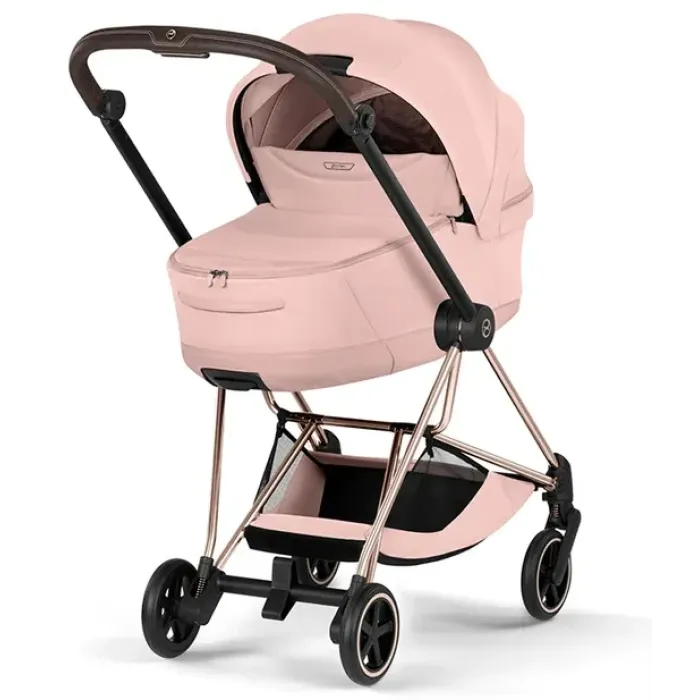 Cybex Mios Style Collection 5.0 stroller 2 in 1 Peach Pink chassis Rose Gold