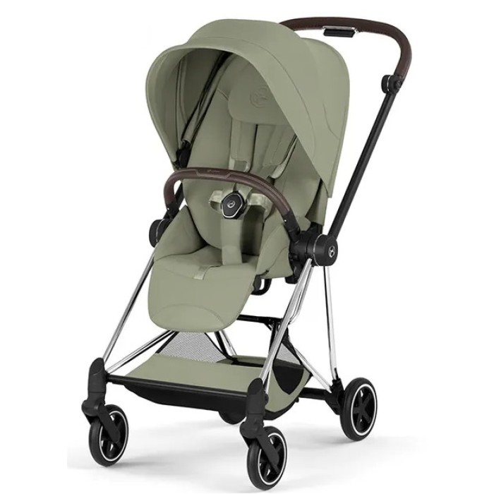 Cybex Mios Style Collection 5.0 stroller 2 in 1 Sage Green chassis Chrome