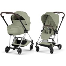 Cybex Mios Style Collection 5.0 stroller 2 in 1 Sage Green chassis Chrome