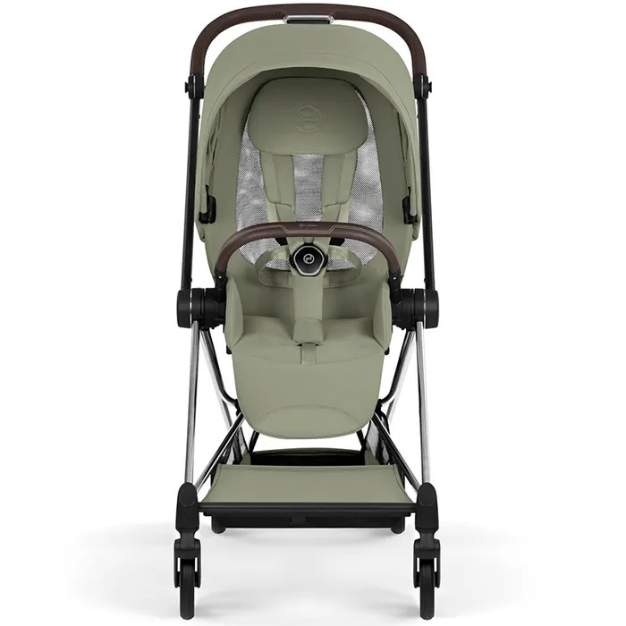 Cybex Mios Style Collection 5.0 stroller 2 in 1 Sage Green chassis Chrome