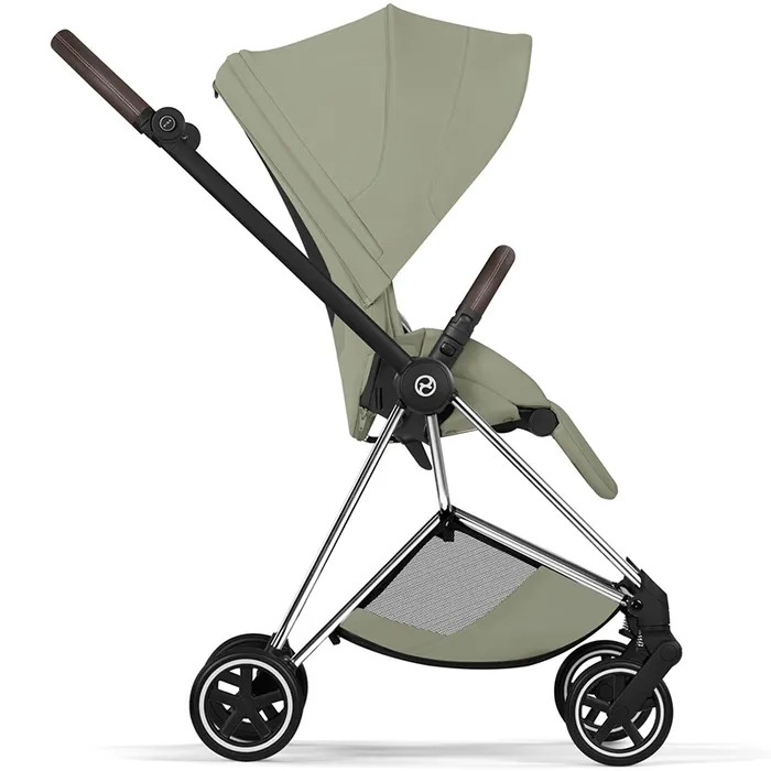 Cybex Mios Style Collection 5.0 stroller 2 in 1 Sage Green chassis Chrome