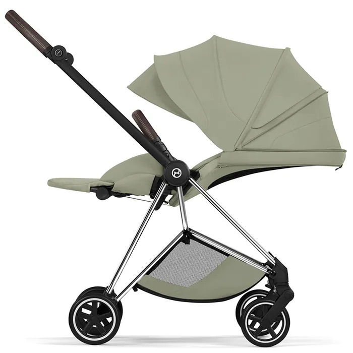Cybex Mios Style Collection 5.0 stroller 2 in 1 Sage Green chassis Chrome