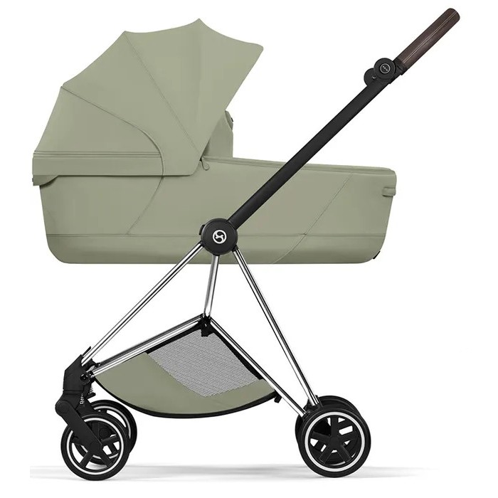 Cybex Mios Style Collection 5.0 stroller 2 in 1 Sage Green chassis Chrome