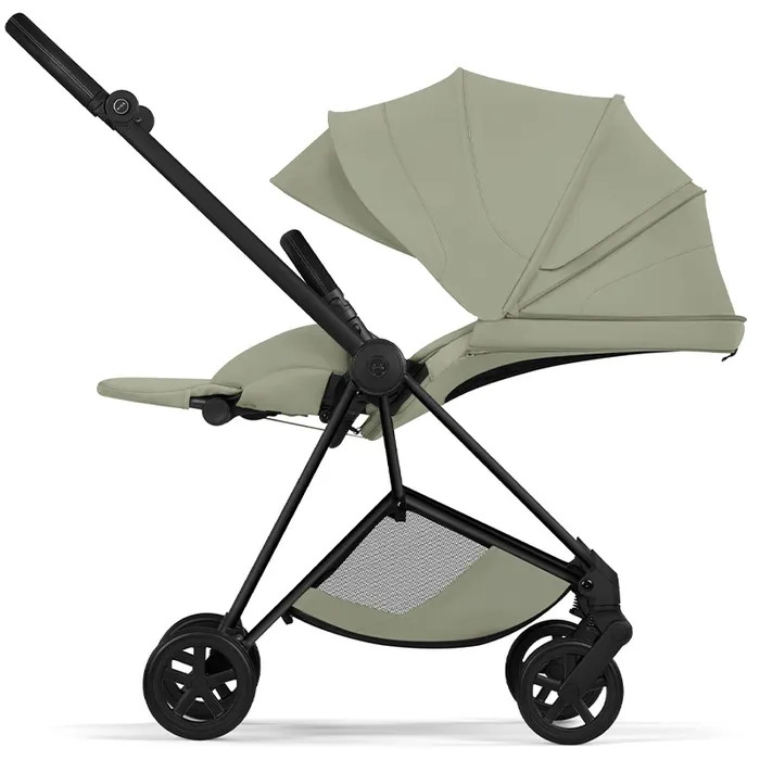 Cybex Mios Style Collection 5.0 stroller 2 in 1 Sage Green chassis Matt Black