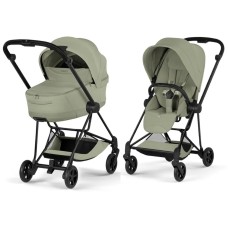 Cybex Mios Style Collection 5.0 stroller 2 in 1 Sage Green chassis Matt Black