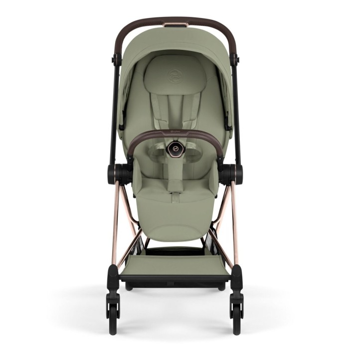 Cybex Mios Style Collection 5.0 stroller 2 in 1 Sage Green chassis Rose Gold