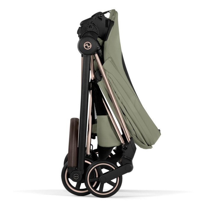 Cybex Mios Style Collection 5.0 stroller 2 in 1 Sage Green chassis Rose Gold