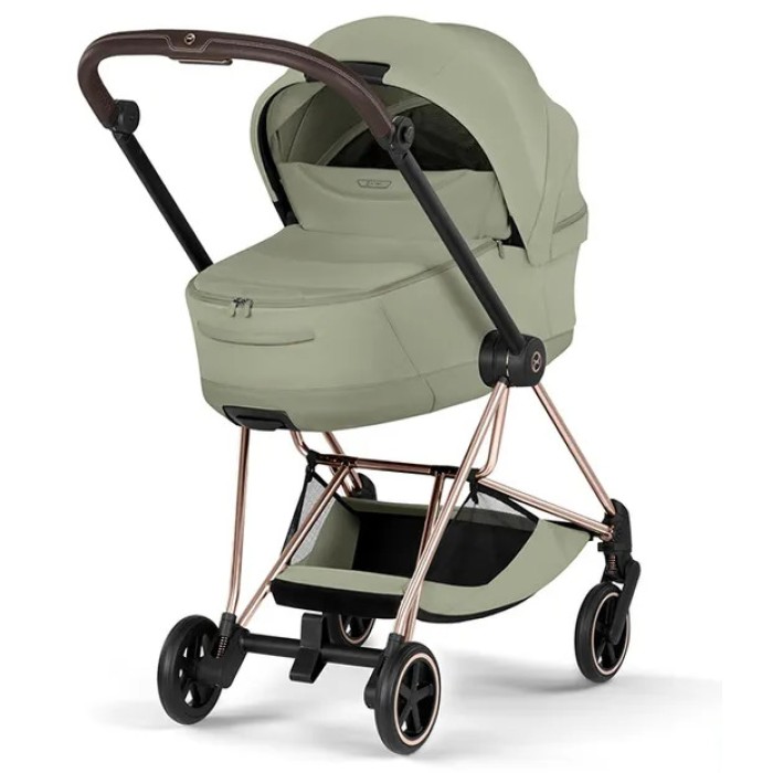 Cybex Mios Style Collection 5.0 stroller 2 in 1 Sage Green chassis Rose Gold