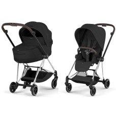 Cybex Mios Style Collection 5.0 stroller 2 in 1 Sepia Black chassis Chrome