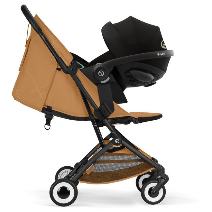 Orfeo BLK Cinnamon Yellow stroller 