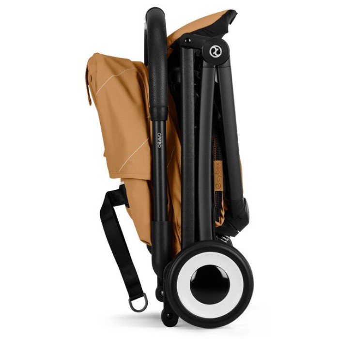 Orfeo BLK Cinnamon Yellow stroller 