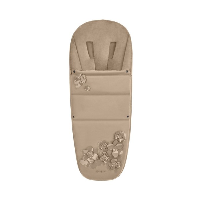Cybex Platinum Simply Flowers Beige Leg Cover
