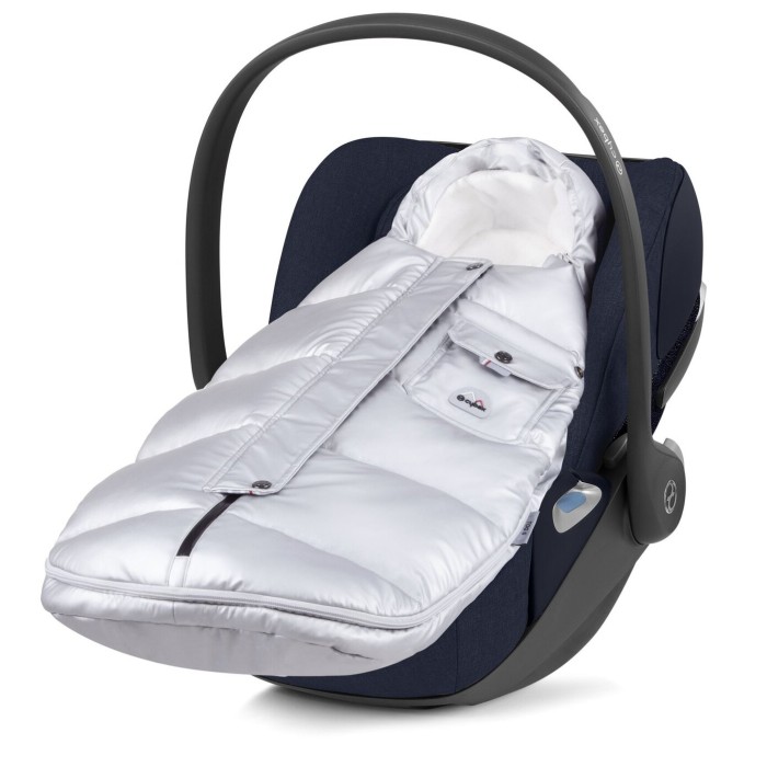 Cybex Platinum Winter Mini Arctic Silver Leg Cover