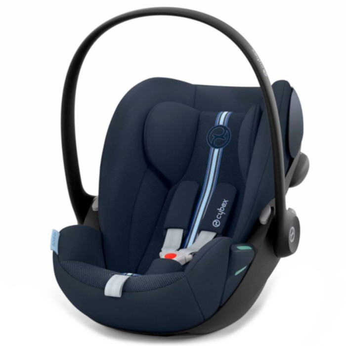 Коляска Cybex Balios S Lux 3 в 1 Stone Grey люлька Ocean Blue автокрісло Cloud G plus Ocean Blue
