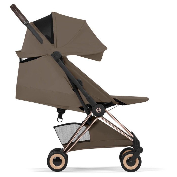 Cybex Coya Style Coconut Brown шасі Rose Gold коляска 2 в 1