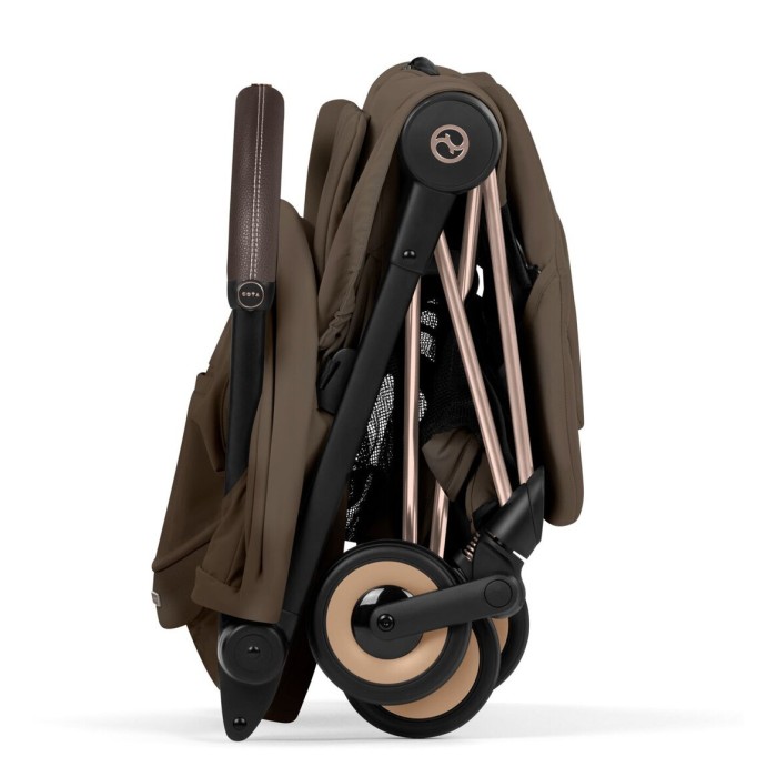 Cybex Coya Style Coconut Brown шасі Rose Gold коляска 2 в 1