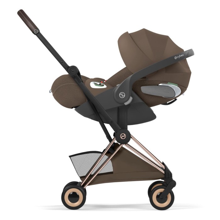 Cybex Coya Style Coconut Brown шасі Rose Gold коляска 2 в 1