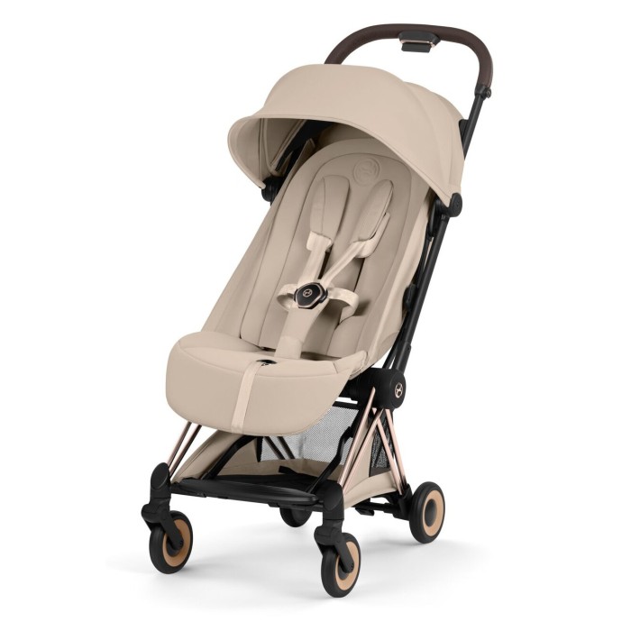Cybex Coya Style Cozy Beige шасі Rose Gold коляска 2 в 1