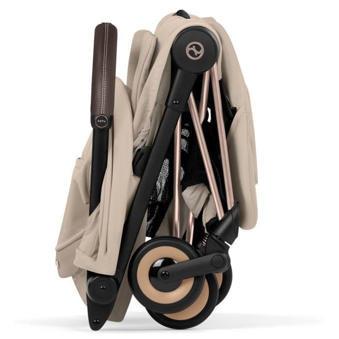 Cybex Coya Style Cozy Beige шасі Rose Gold коляска 2 в 1